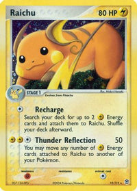 Raichu  - Holofoil FireRed & LeafGreen - Holo Rare