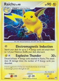 Raichu  - Holofoil Mysterious Treasures - Holo Rare
