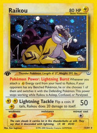 Raikou (13)/64  Neo Revelation - Holo Rare