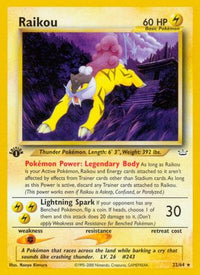 Raikou (022/64) [Neo Revelation] 1st Edition - Rare