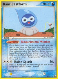 Rain Castform  - Reverse Holofoil Delta Species - Rare