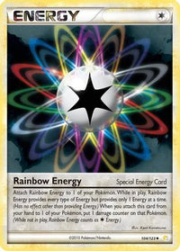 Rainbow Energy 104  HeartGold SoulSilver - Uncommon