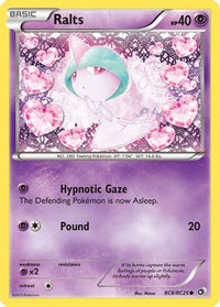 Ralts RC8  - Holofoil Legendary Treasures Radiant Collection - Common