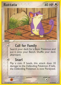 Rattata 072/109  Team Rocket Returns - Common