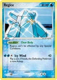 Regice  - Reverse Holofoil Holon Phantoms - Rare