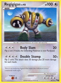 Regigigas  POP Series 9 - Rare