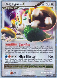 Regigigas LV.X  - Holofoil Stormfront - Ultra Rare