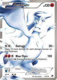 Reshiram (113 Full Art) (113 Full Art) 113  - Holofoil Black and White - Ultra Rare