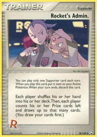 Rocket's Admin. 086/109  Team Rocket Returns - Uncommon
