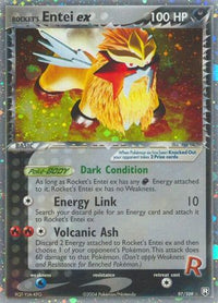 Rocket's Entei ex  - Holofoil Team Rocket Returns - Ultra Rare