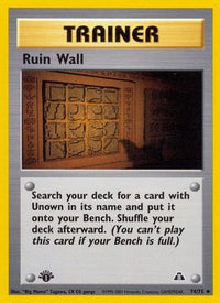 Ruin Wall 074  - Unlimited Neo Discovery - Uncommon