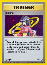 Sabrina (20)  Gym Challenge - Holo Rare