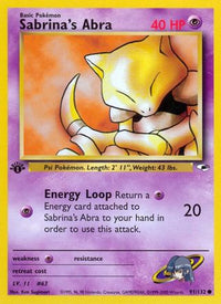 Sabrina's Abra 091  - Unlimited Gym Heroes - Common