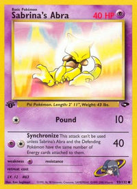 Sabrina's Abra (93) (93) 093  - Unlimited Gym Challenge - Common