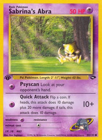 Sabrina's Abra (094/132) [Gym Challenge] 1st Edition - Common
