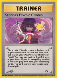 Sabrina's Psychic Control 121  - Unlimited Gym Challenge - Uncommon