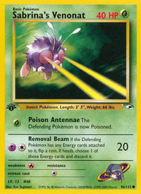 Sabrina's Venonat 096  - Unlimited Gym Heroes - Common
