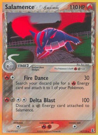 Salamence (Delta Species) 014  - Reverse Holofoil Delta Species - Holo Rare