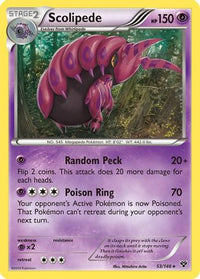 Scolipede  XY Base Set - Rare