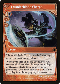 Thunderblade Charge [Future Sight]