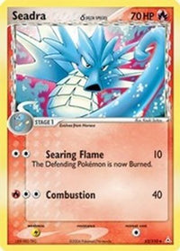 Seadra (Delta Species) 052/110  - Reverse Holofoil Holon Phantoms - Uncommon