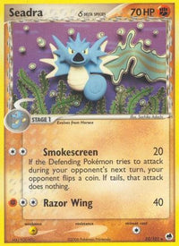 Seadra (Delta Species) 022/101  - Reverse Holofoil Dragon Frontiers - Rare