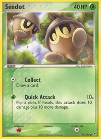 Seedot 071/107  - Reverse Holofoil Deoxys - Common