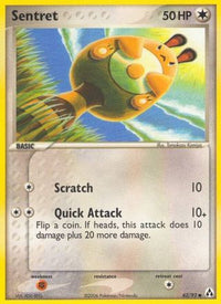 Sentret 062  - Reverse Holofoil Legend Maker - Common