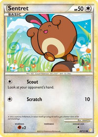 Sentret/123  HeartGold SoulSilver - Common