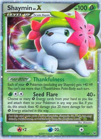 Shaymin Lv.X (Land Forme)  - Holofoil Platinum - Ultra Rare