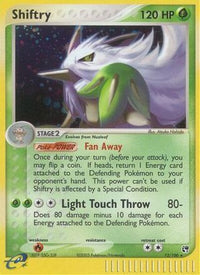 Shiftry - 12/100/100  - Holofoil Sandstorm - Holo Rare