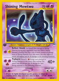 Shining Mewtwo  - Unlimited Holofoil Neo Destiny - Secret Rare