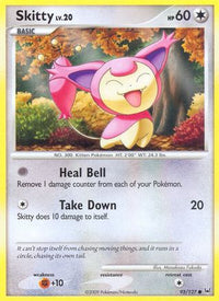Skitty 093  Platinum - Common