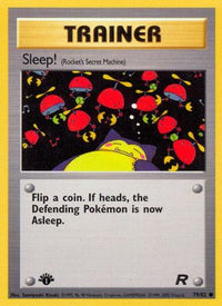 Sleep! (Rocket's Secret Machine) (079/82) [Team Rocket] 1st Edition - Common