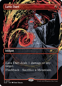 Lava Dart (SLD-2037) - Secret Lair Drop (Borderless)