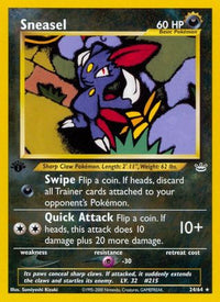 Sneasel (024/64) [Neo Revelation] 1st Edition - Rare