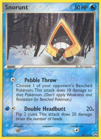 Snorunt  - Reverse Holofoil Power Keepers - Common