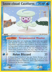 Snow-cloud Castform  - Reverse Holofoil Delta Species - Rare