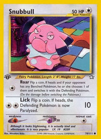 Snubbull (074/111) [Neo Genesis] 1st Edition - Common