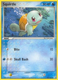 Squirtle 063/100  - Reverse Holofoil Crystal Guardians - Common