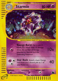 Starmie (H28)  - Holofoil Skyridge - Holo Rare