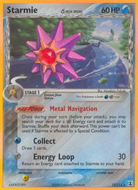 Starmie - 015/113 (Delta Species)/113  - Holofoil Delta Species - Holo Rare