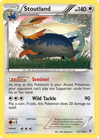 Stoutland  - Holofoil Boundaries Crossed - Holo Rare