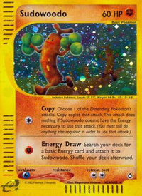 Sudowoodo (H24)  - Holofoil Aquapolis - Holo Rare