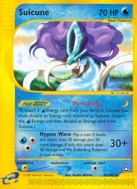 Suicune  Aquapolis - Rare