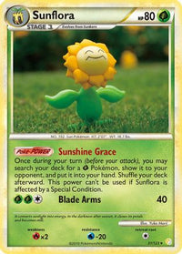 Sunflora  HeartGold SoulSilver - Rare