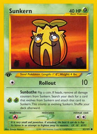 Sunkern 083  - Unlimited Neo Destiny - Common