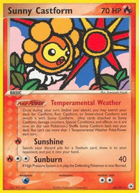 Sunny Castform  Hidden Legends - Rare