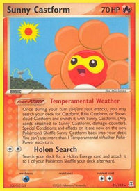 Sunny Castform  - Reverse Holofoil Delta Species - Rare