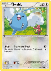 Swablu 103  Legendary Treasures - Common